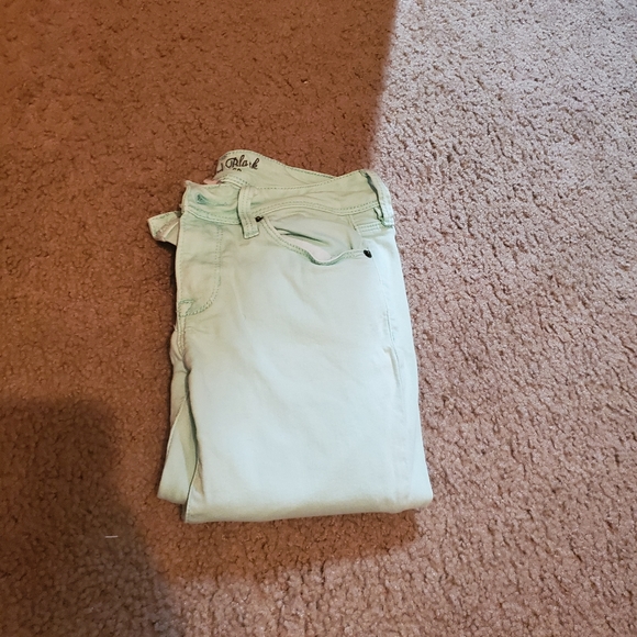 Mint Green Pacsun Skinny Jeans - Picture 1 of 3